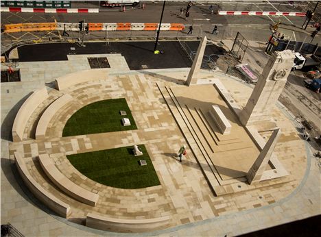 Manchester's newly restored Cenotaph