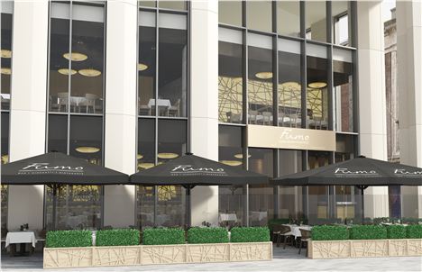 San Carlo Fumo: artist's impression of the terrace