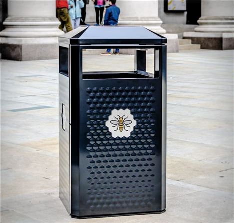 The city centre had 600 new bins installed