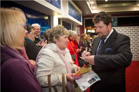 Fans at the Premiere