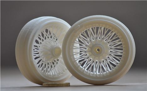3D printed car wheels