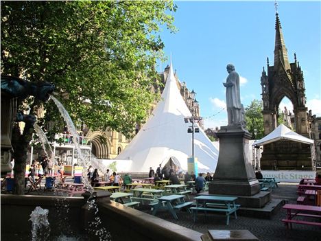 The Factory Manchester will be the new home of MIF - shown here in Albert Square in 2013