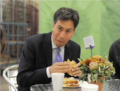 Ed Miliband ponders Northern policy whilst trying not to look 'weird'