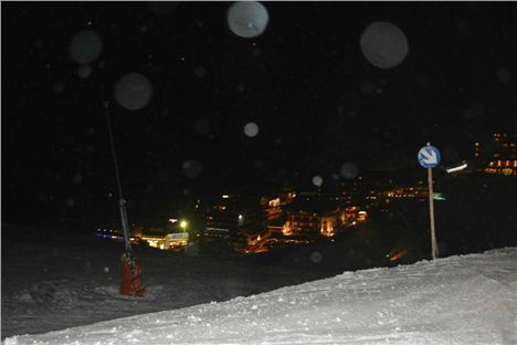 Obergurgl By Night - Heading Home - Image By Dave Mycroft