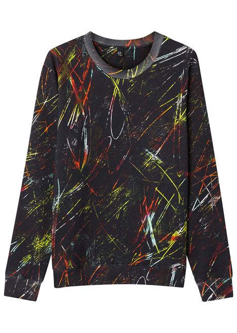 Harvey Nichols Manchester_Mcq Alexander Mcqueen Black Brushstroke Print Cotton Sweatshirt %28%26#163%3B210%29 Sale Price %26#163%3B105_Available Instore