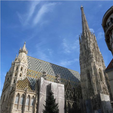 Stephansdom Soars Into An Azure Sky