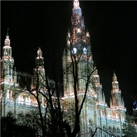 Rathaus Is Spectacular At Night