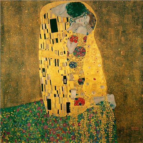 Gustav Klimt's The Kiss