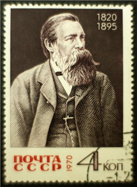 Soviet Stamp Of Friedrich Engels
