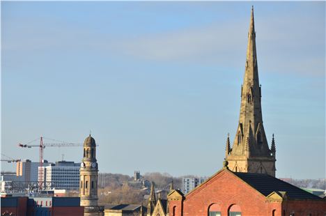 Spires and towers