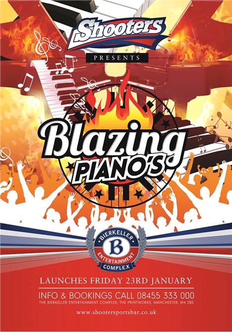 Blazing Piano Flyer