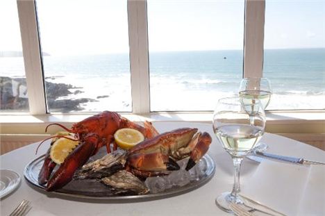 Shellfish At The Watersmeet Hotel