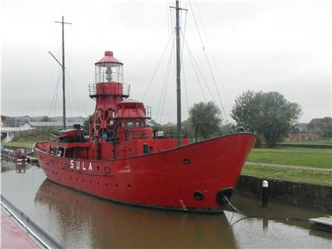 Guiding Light . . . Retired Lightship Sula At Gloucester