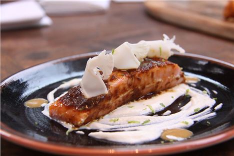 Sea trout with pickled cauliflower