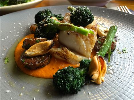 Cod Romesco Sauce